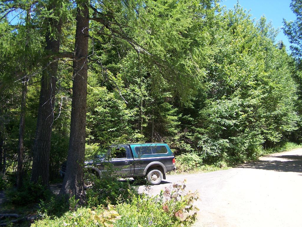 Photo: Parked Along Cedar River Road Photo: Parked Along Cedar River Road