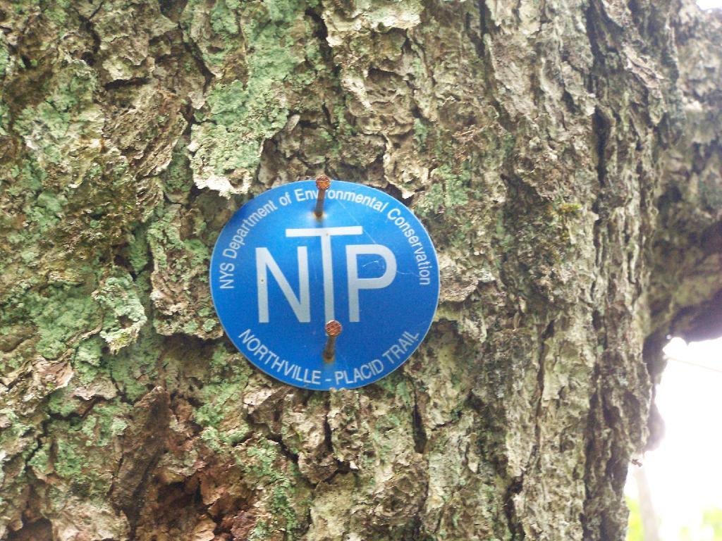 Photo: Northville-Placid Trail Marker