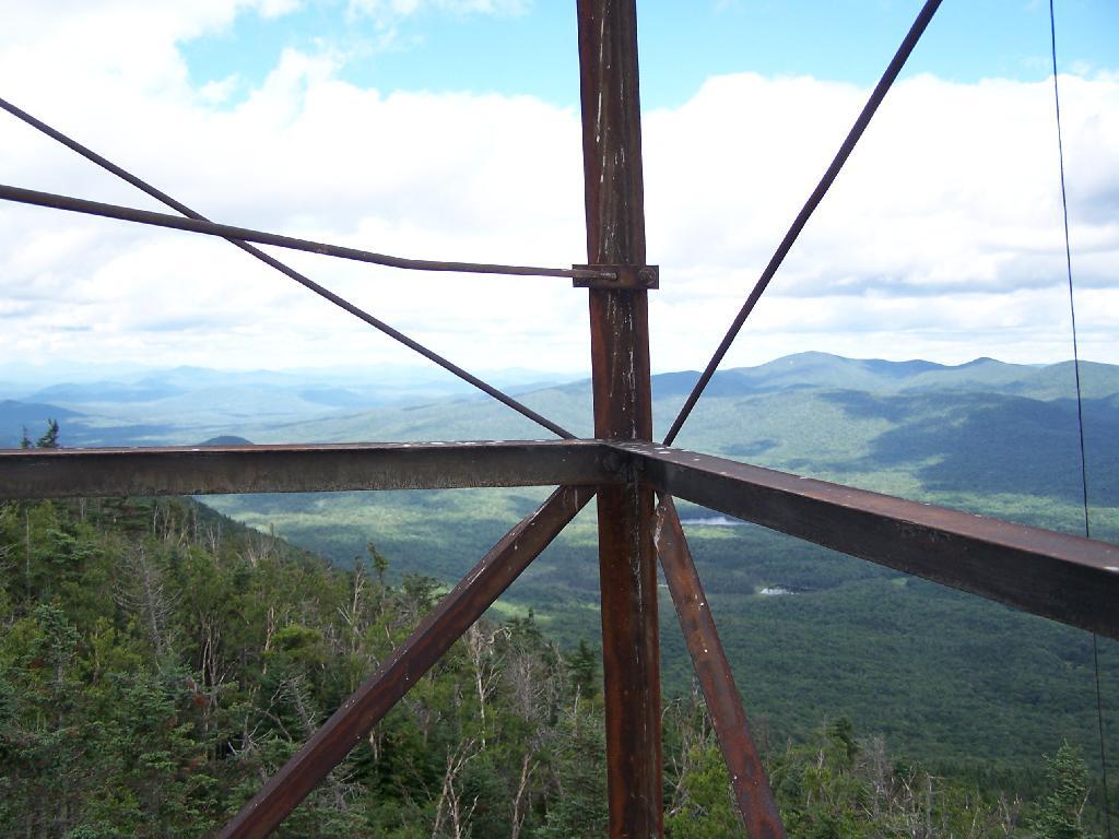 Photo: Inside Staircase Tied To Tower
