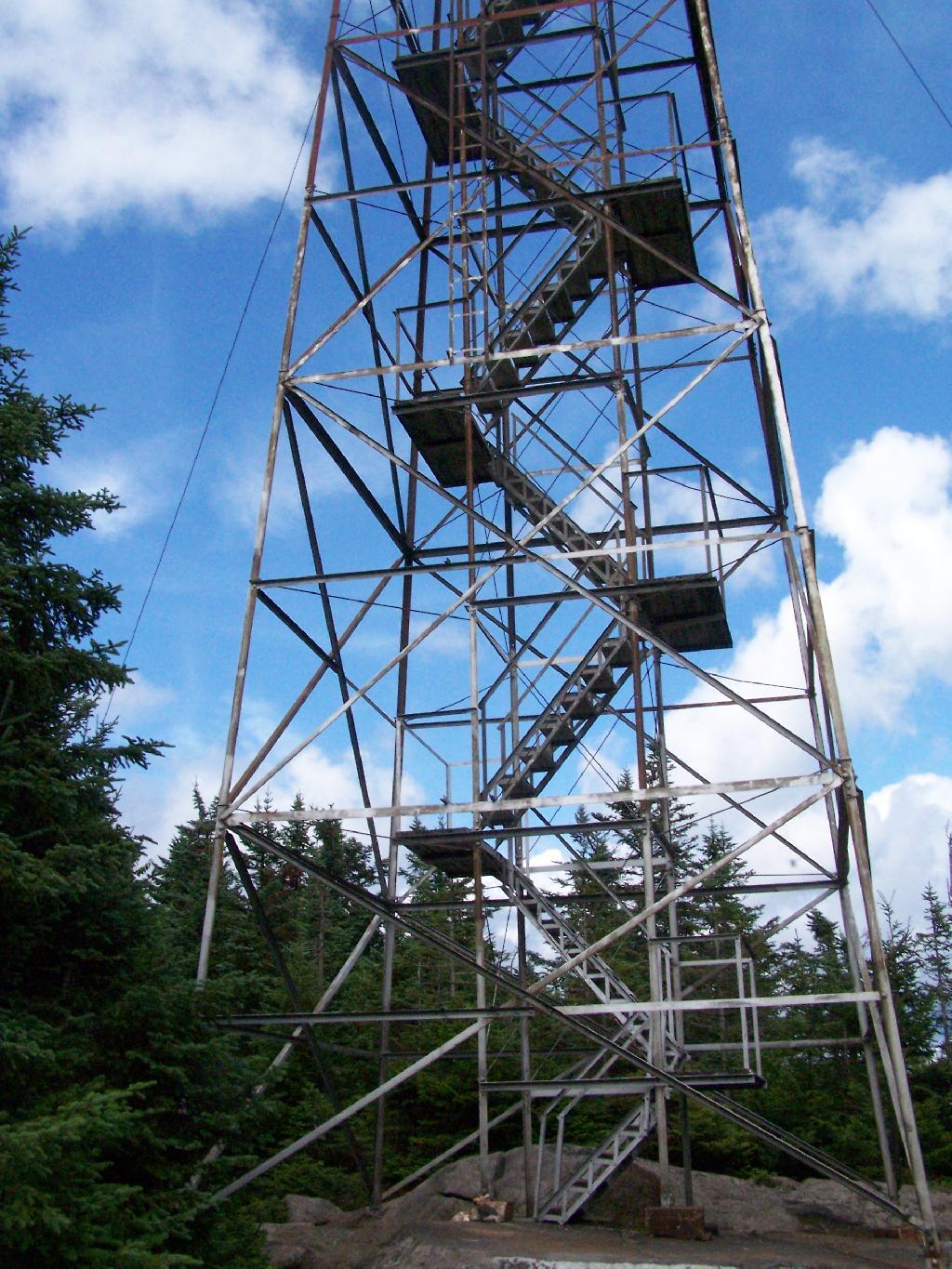 Photo: Wakely Fire Tower Stairs Inside Tower Photo: Wakely Fire Tower Stairs Inside Tower