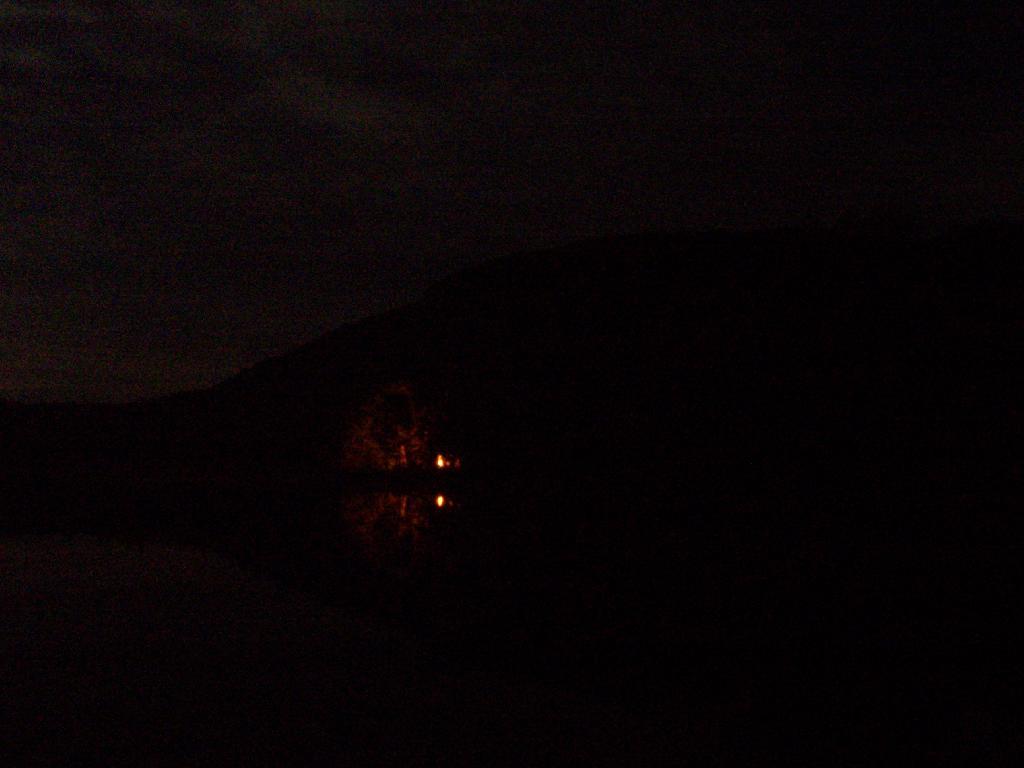 Photo: Campfire Across the Lake Photo: Campfire Across the Lake