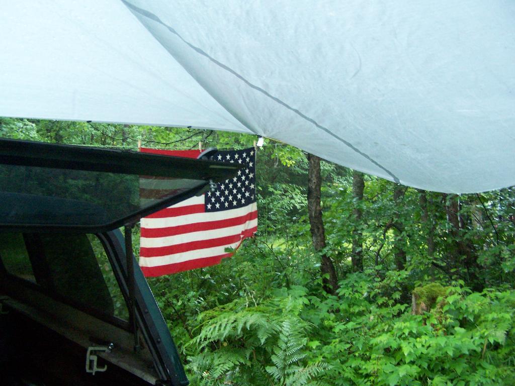 Photo: Tarp Sinks Due to Rain Photo: Tarp Sinks Due to Rain