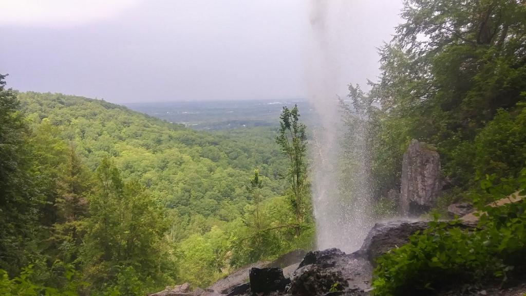 Photo: Another rainy day at Thacher Park Photo: Another rainy day at Thacher Park
