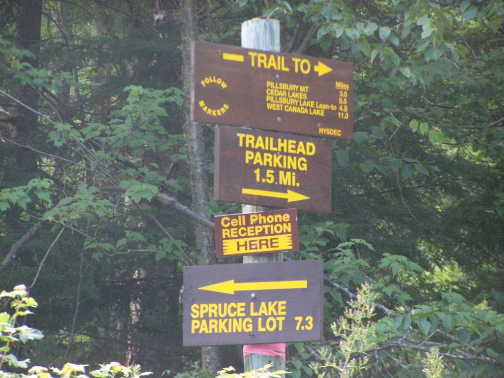 Photo: Spruce Lake Road and Old Military Road Signs