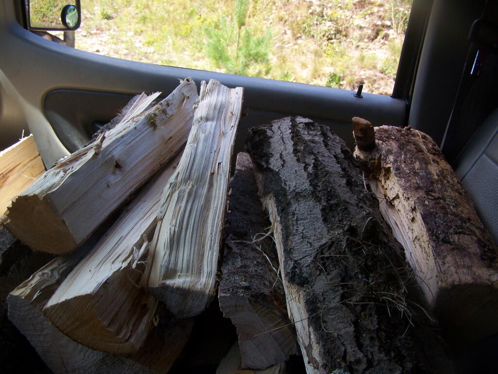 Photo: Cab Full of Firewood