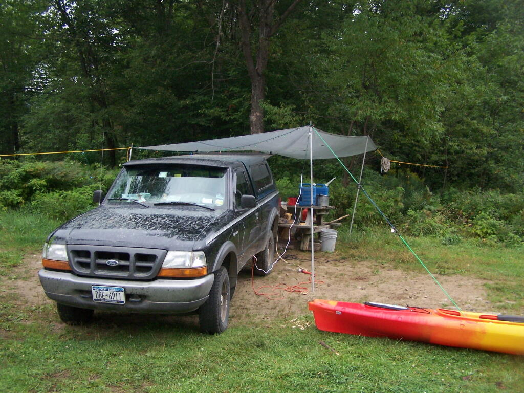 Photo: Kayak Tying Down Tarp