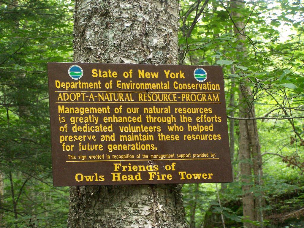 Photo: Friends of Owls Head Sign Photo: Friends of Owls Head Sign