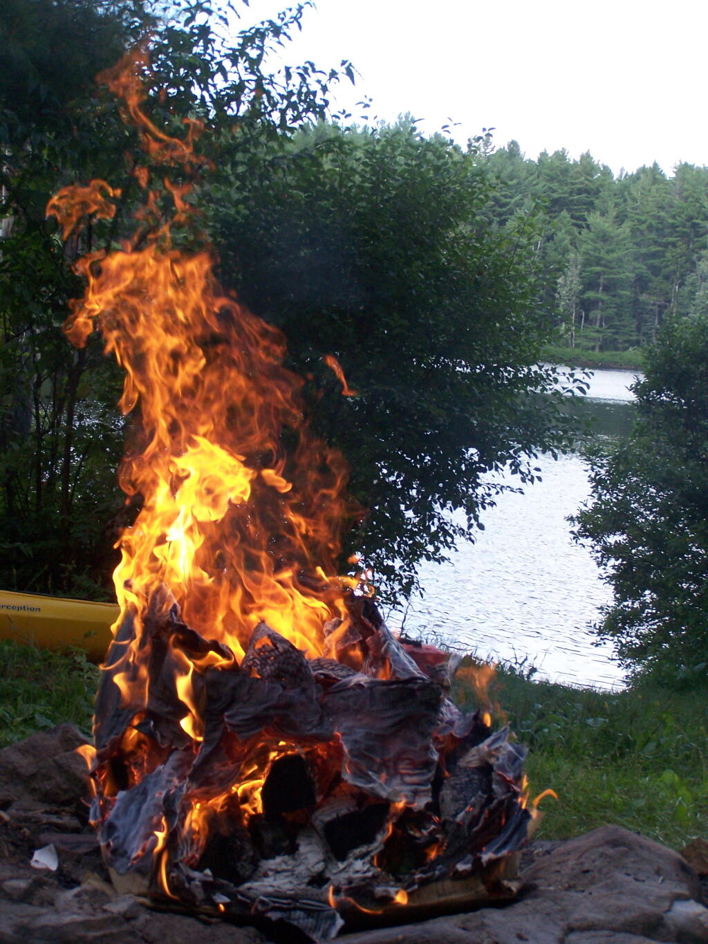 Photo: Watching the Box Burn Photo: Watching the Box Burn