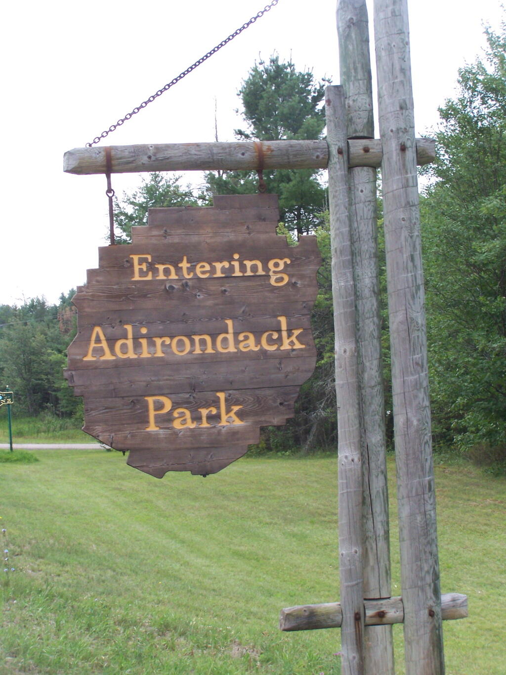 Photo: NY 30: Welcome to Adirondack Park Photo: NY 30: Welcome to Adirondack Park