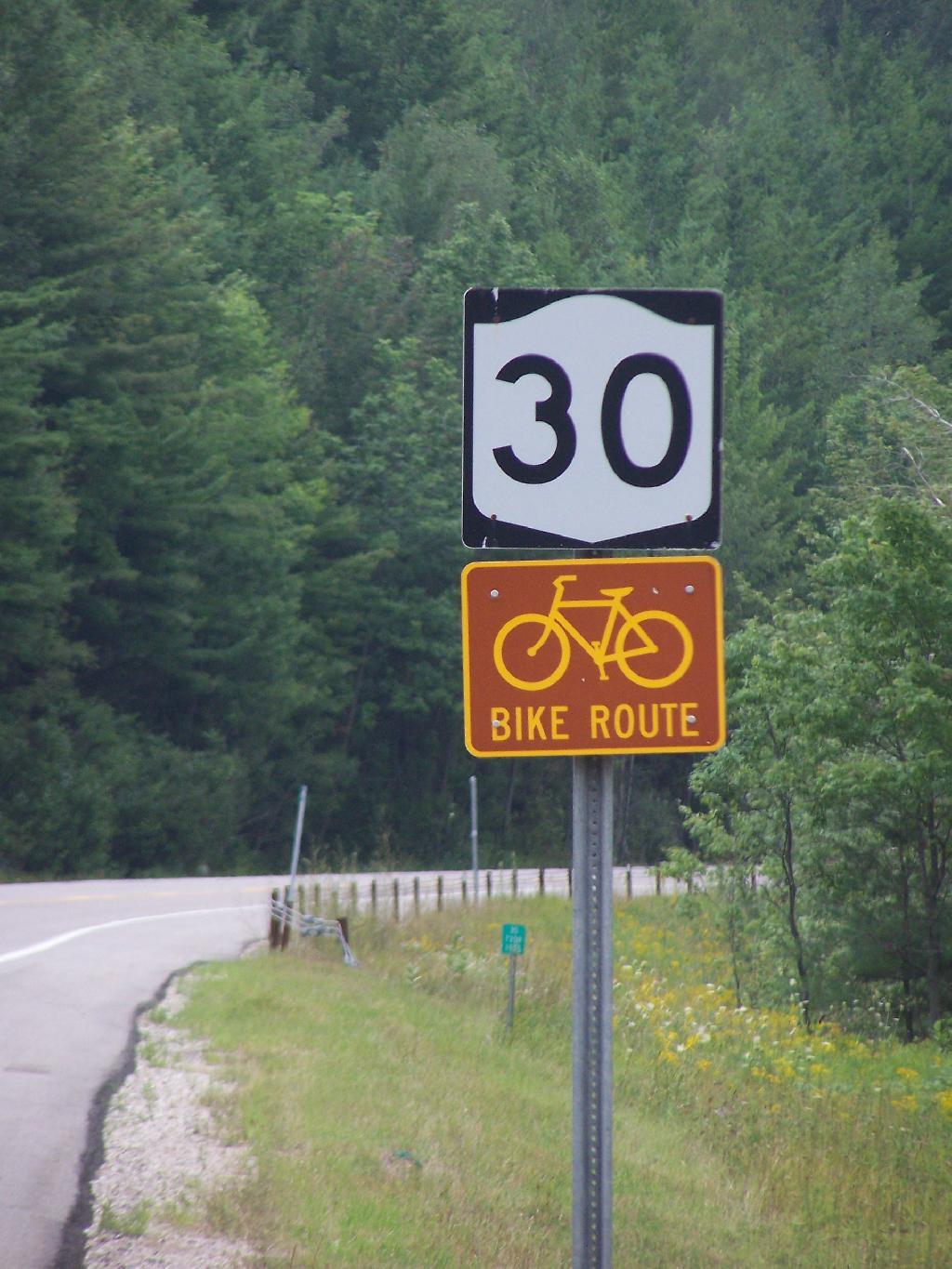 Photo: NY 30 Sign