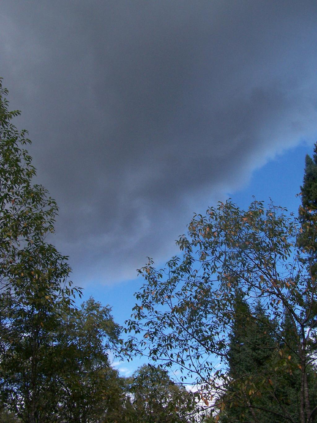 Photo: Clouds Parting for Clear Day