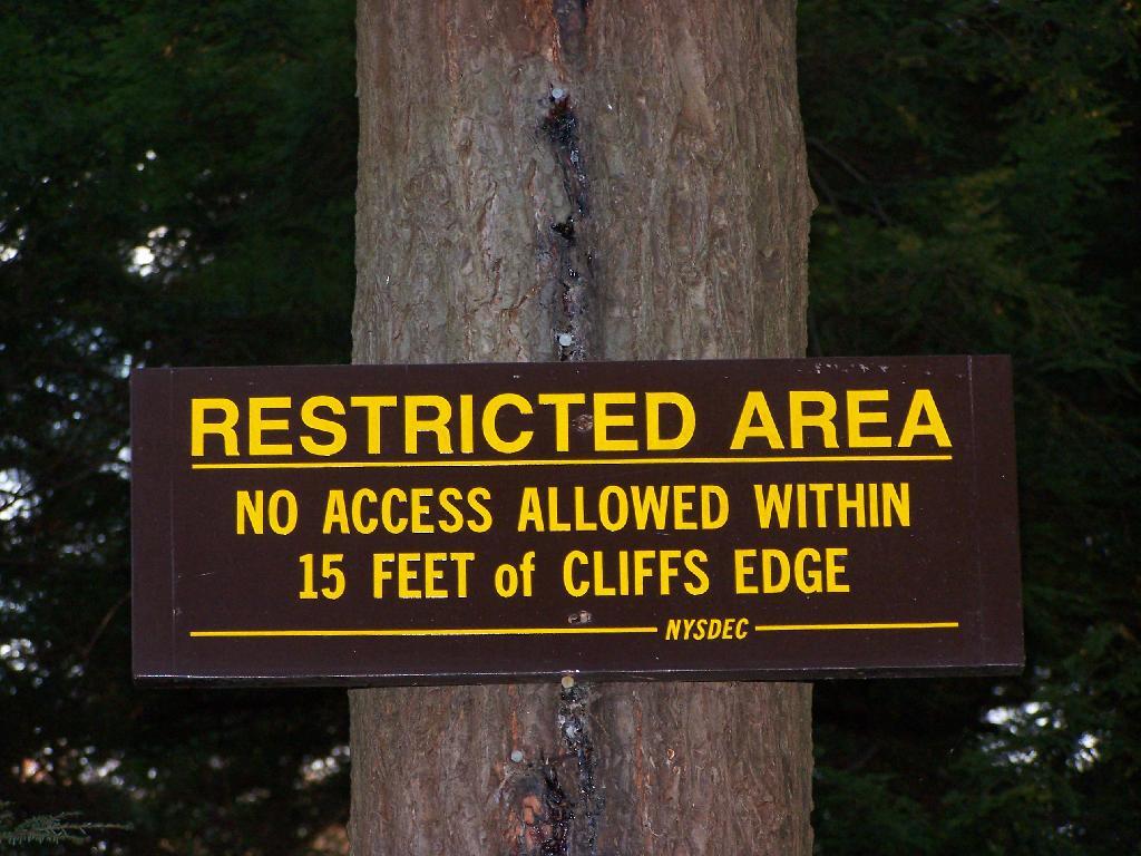 Photo: Restricted Area