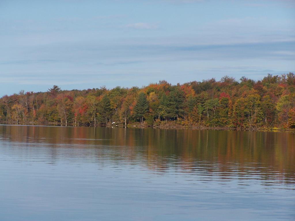 Photo: Hunting Camps Along Reservoir