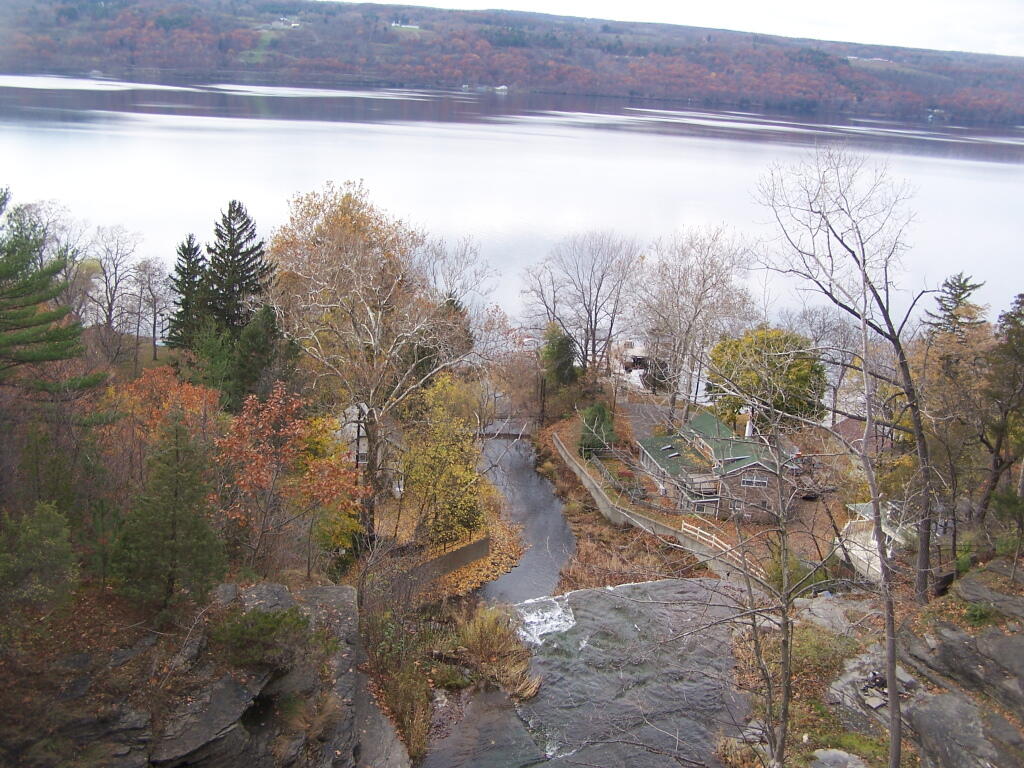 Photo: Looking Down from Hector Falls
