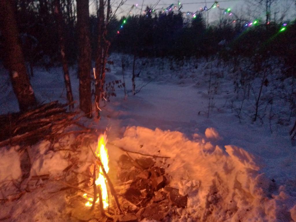Photo: Evening campfire