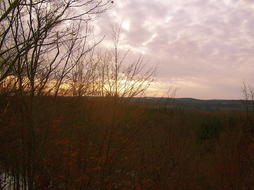 Photo: Setting Sun Over Switzkill Valley
