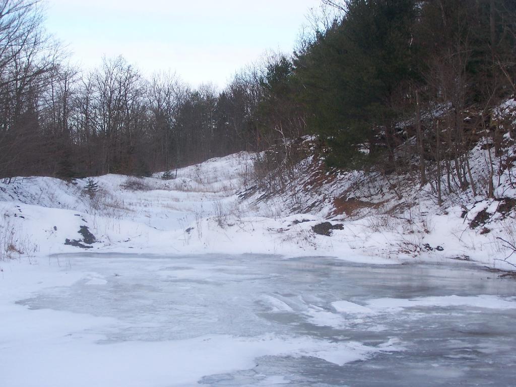 Photo: Icy Gravel Pit