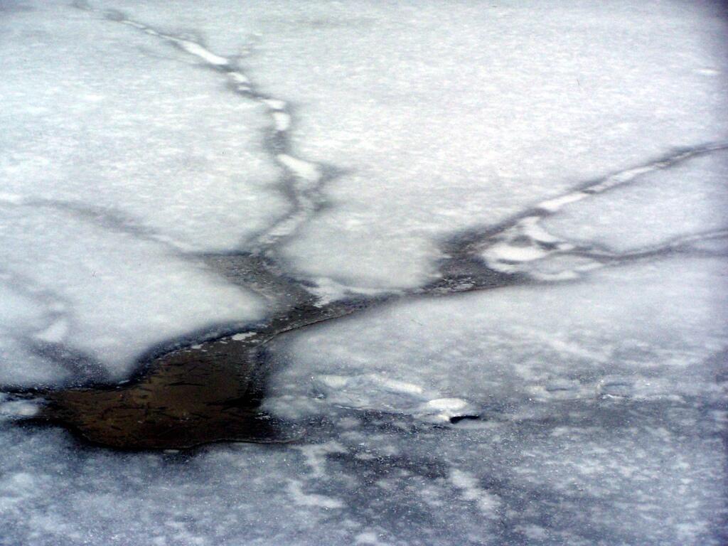 Photo: Crack in the Ice Photo: Crack in the Ice