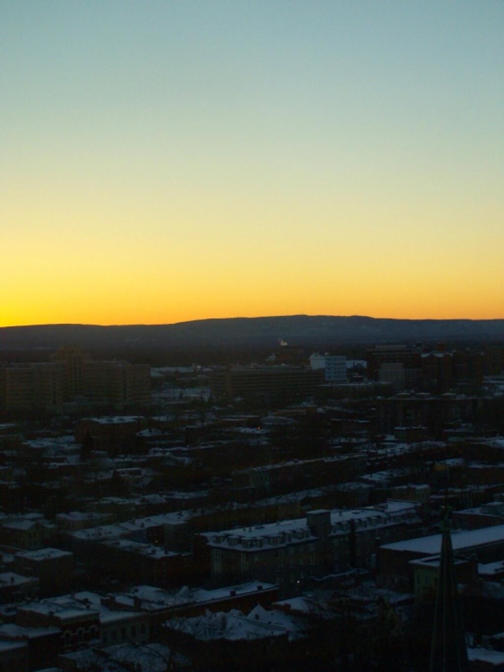 Photo: Sun Has Set Over Albany