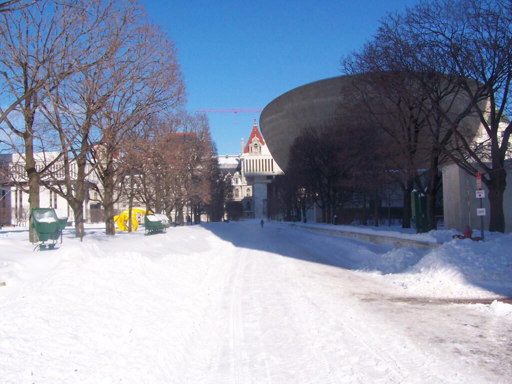 Photo: Snow Covered Plaza Road Photo: Snow Covered Plaza Road