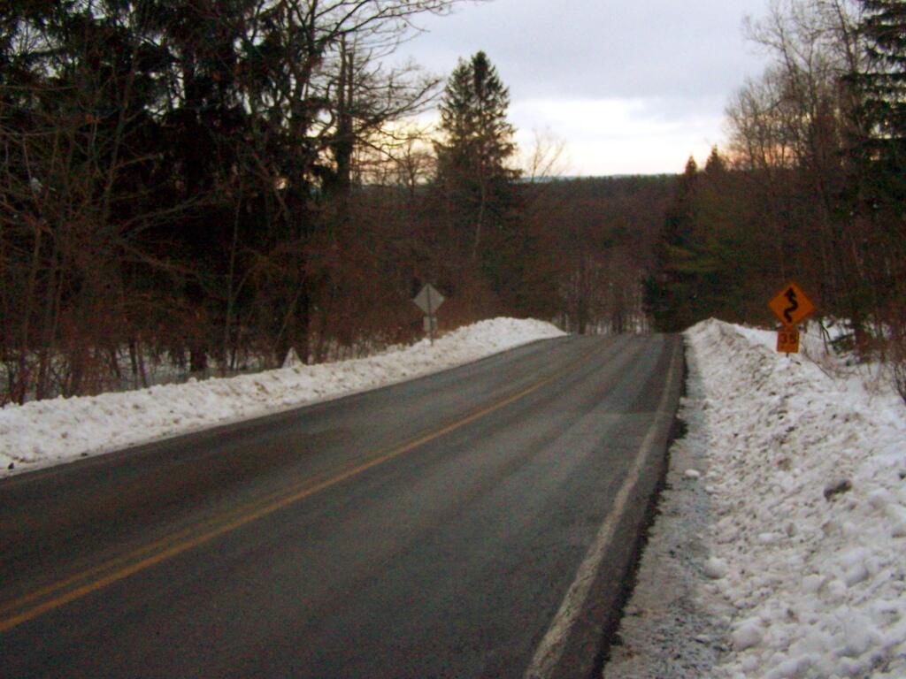Photo: Looking Back as I Climbed Route 6