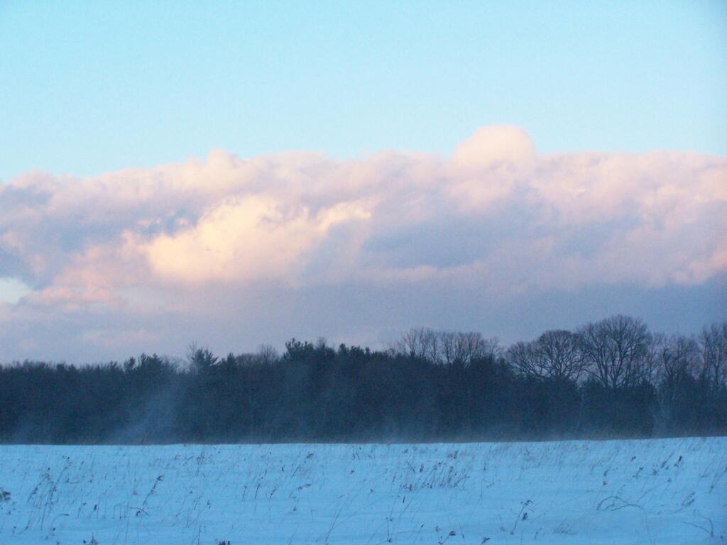 Photo: Snow Drifts Across the Field