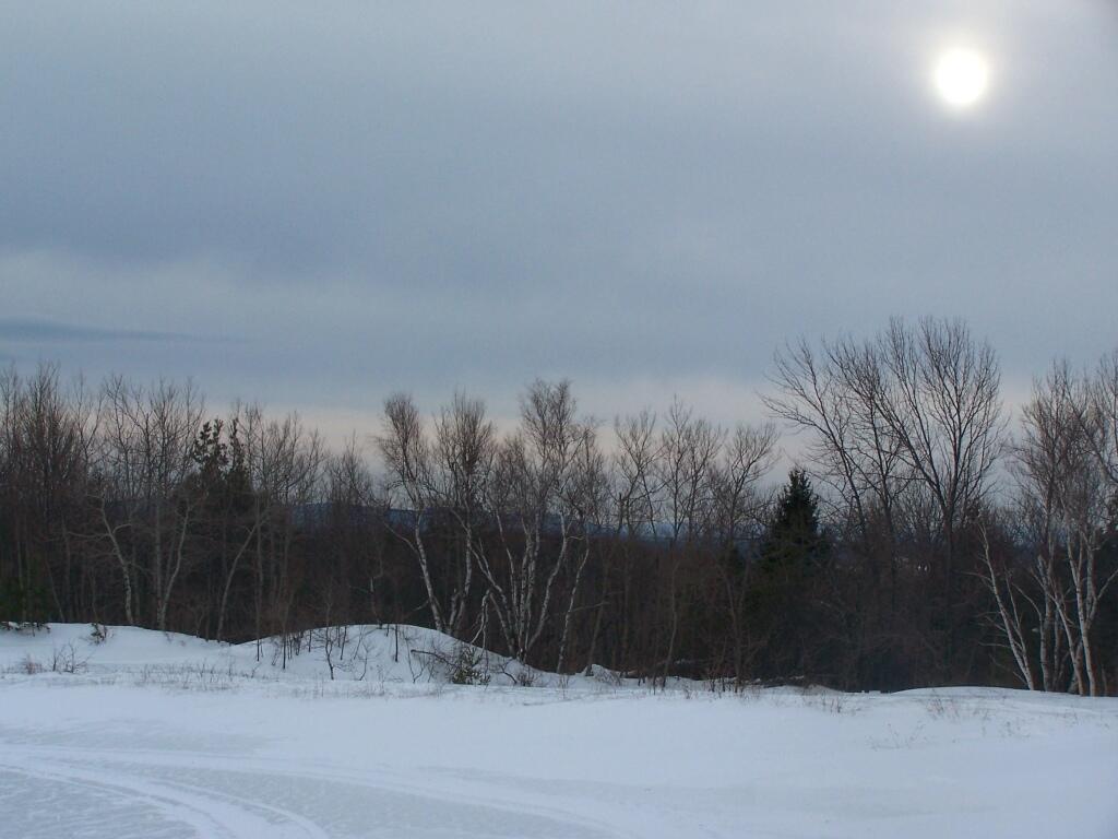 Photo: Hazy Sun at Gravel Pit