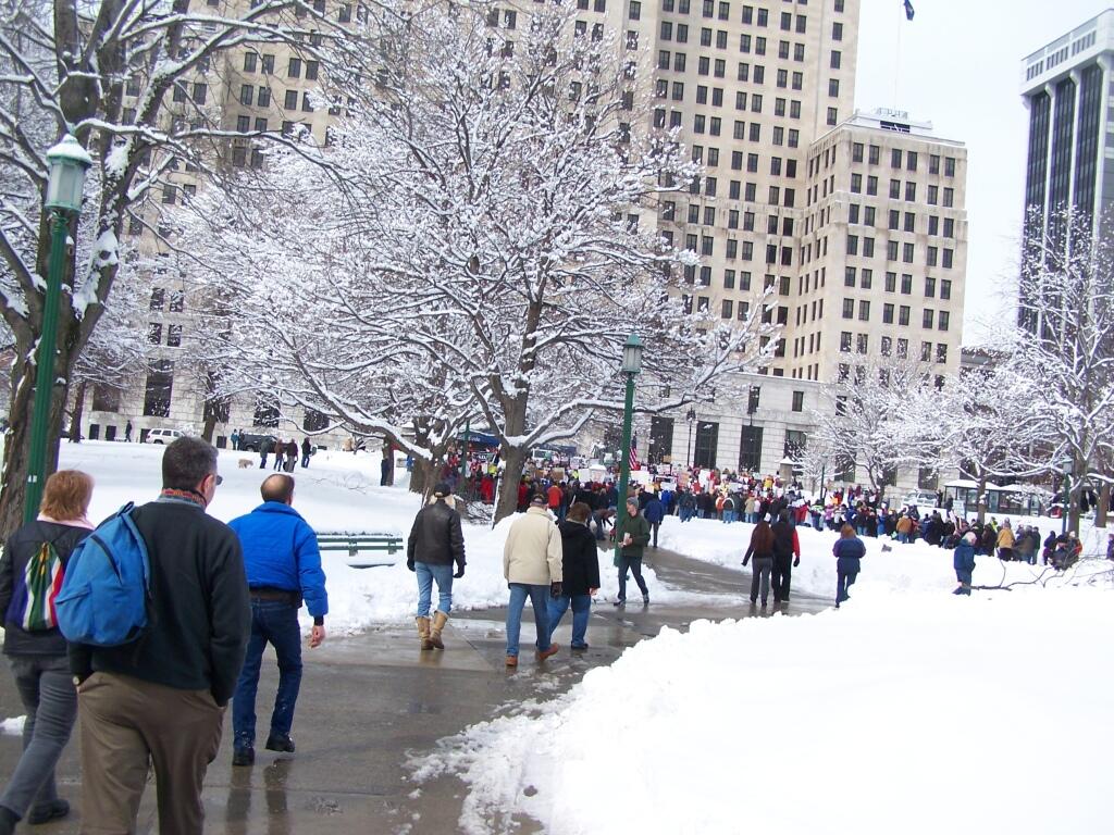 Photo: Entering the Rally for the American Dream Photo: Entering the Rally for the American Dream
