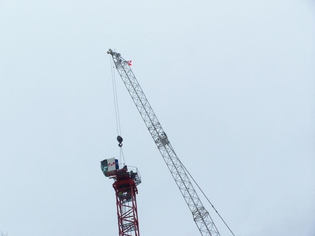Photo: Lifting the Cab Off the Turntable Photo: Lifting the Cab Off the Turntable