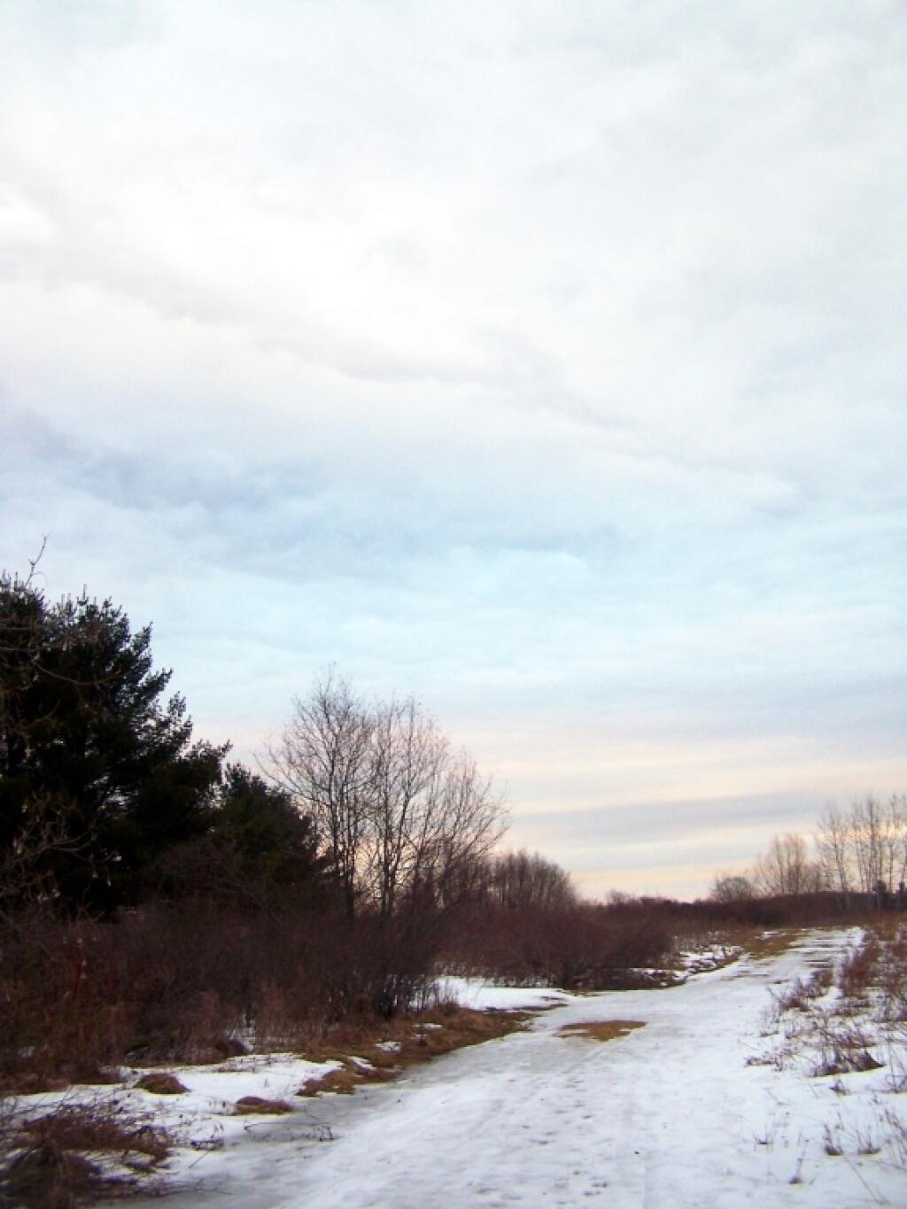 Photo: Ice Covered Maintence Road