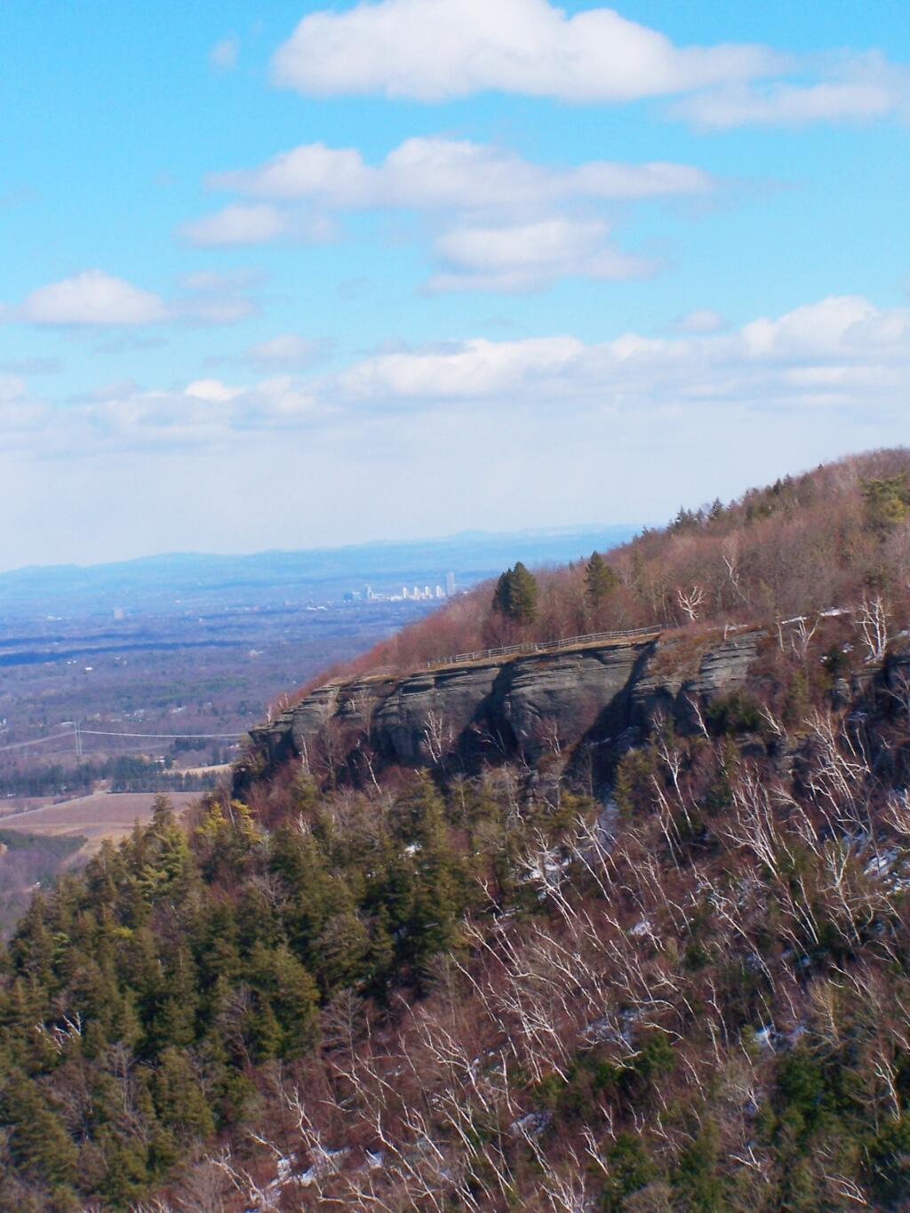 Photo: Thatcher Park Cliff Photo: Thatcher Park Cliff