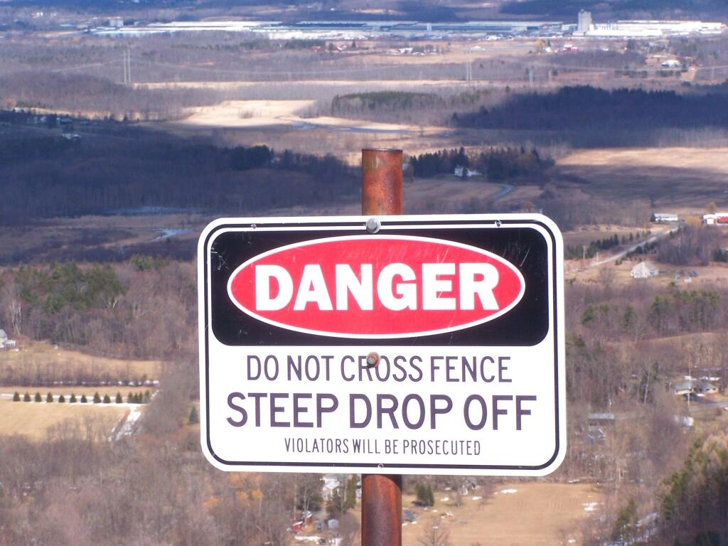 Photo: Danger Sign Photo: Danger Sign