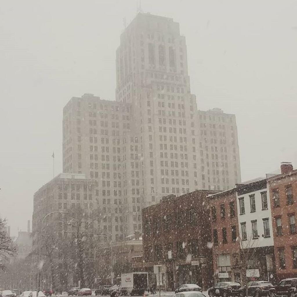 Photo: When the snow was falling
