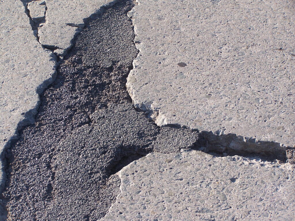 Photo: Patched Pothole