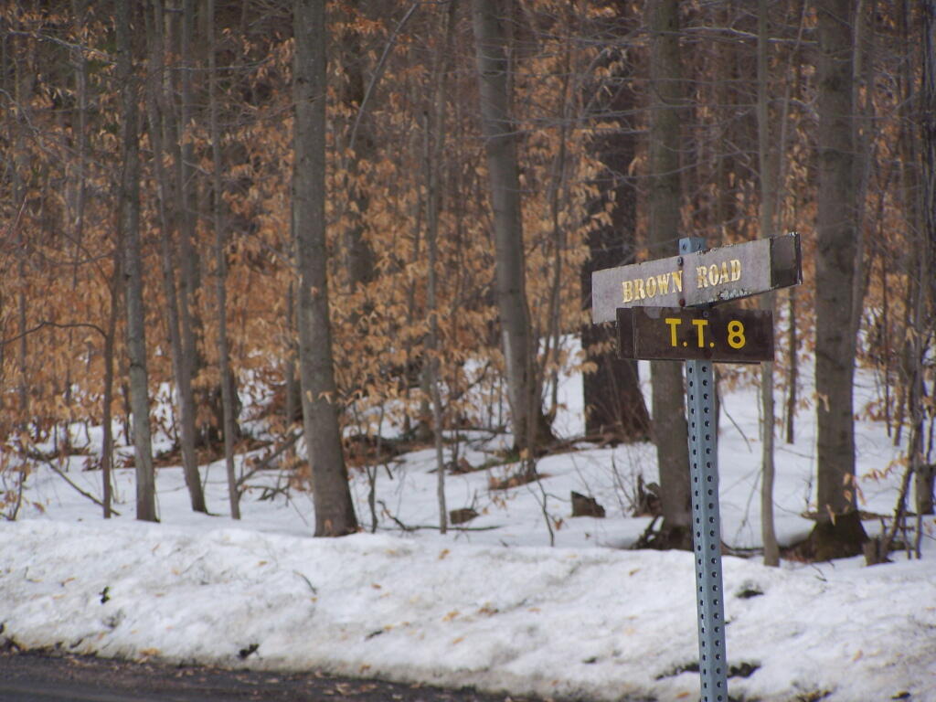 Photo: Plowed Brown Road Photo: Plowed Brown Road