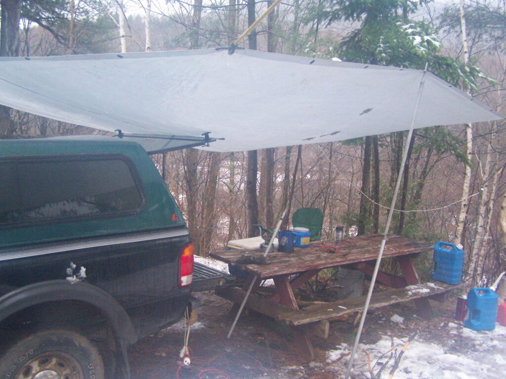 Photo: Trying To Make Breakfast in Rain. Photo: Trying To Make Breakfast in Rain.