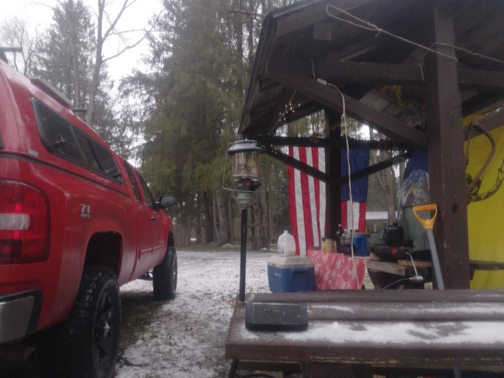 Photo: Drizzly morning at camp ⛺