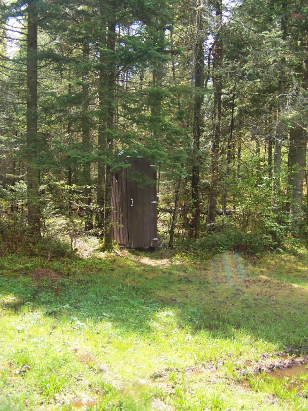 Photo: Outhouse Along NY 28/Boreas Camping Area