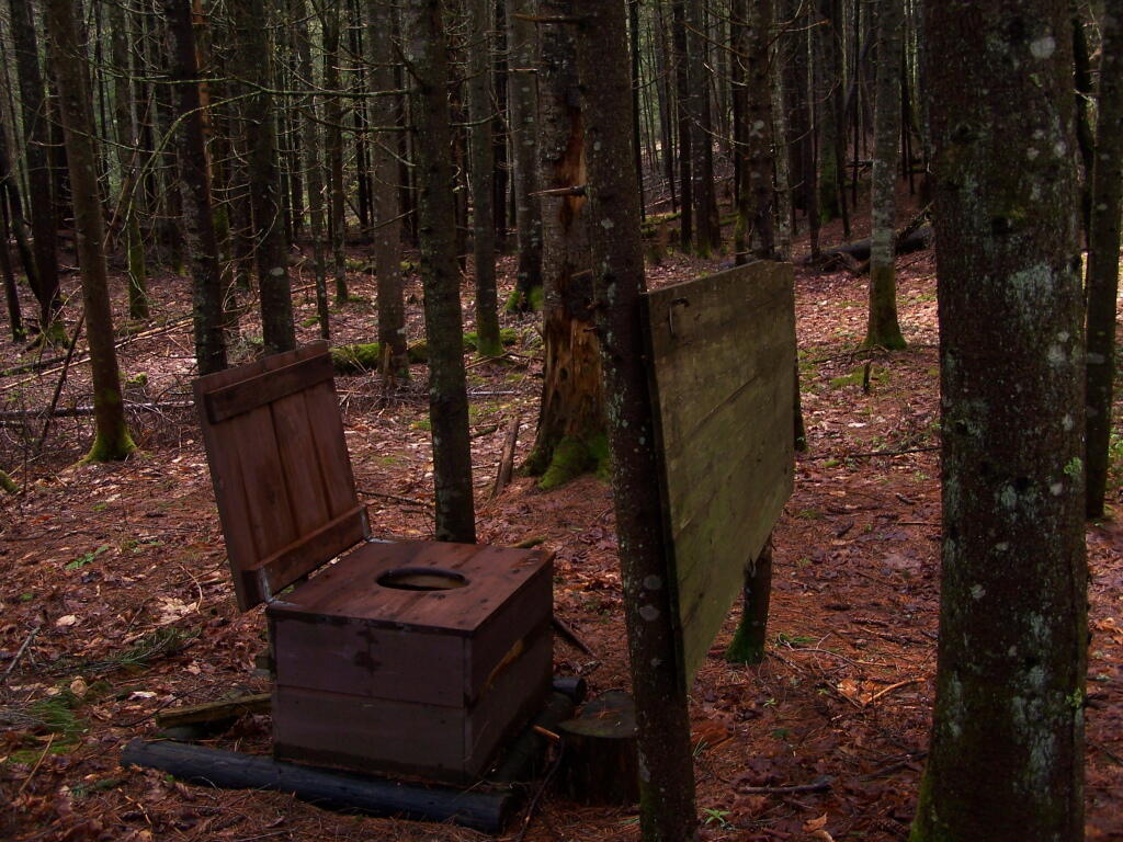 Photo: Open Outhouse at Boreas Brook Campsite