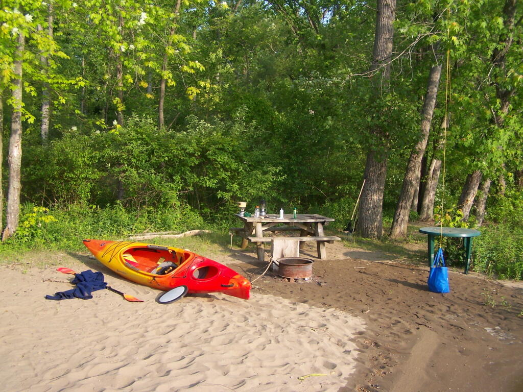 Photo: Campsite in Morning Photo: Campsite in Morning
