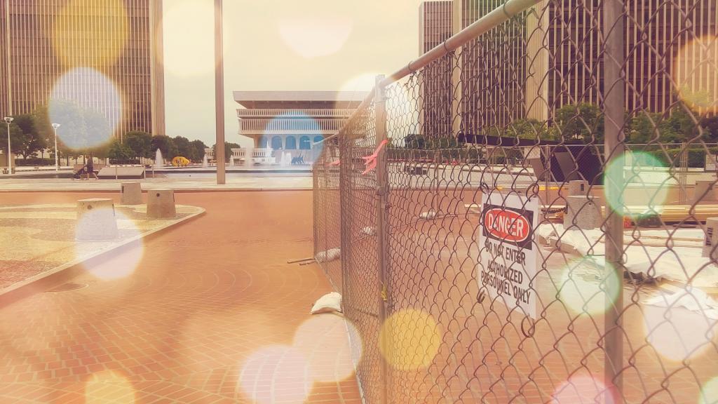 Photo: Rainy day on the Empire State Plaza 💦 Photo: Rainy day on the Empire State Plaza 💦