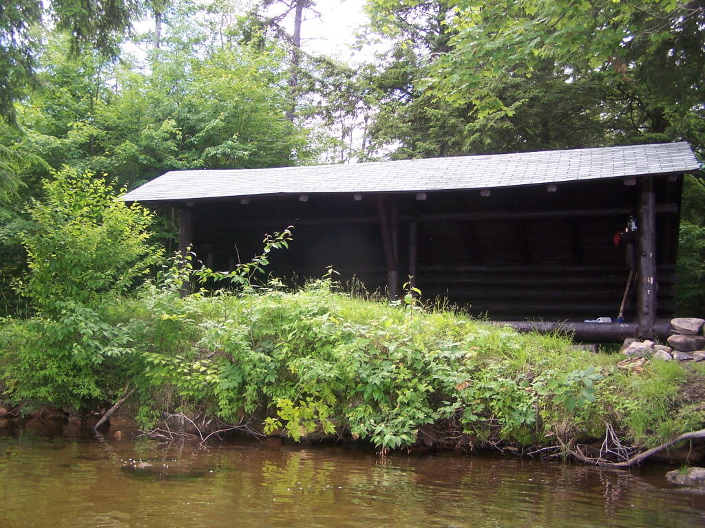 Photo: Lean-To from Lake