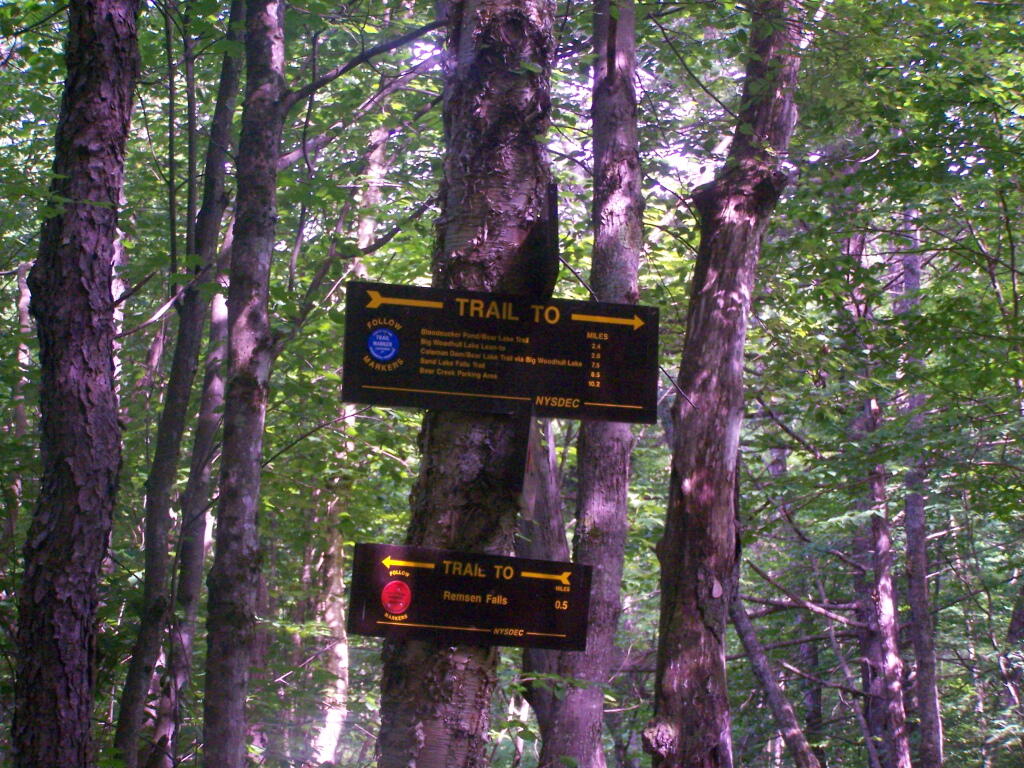 Photo: Remsen Falls Signs Photo: Remsen Falls Signs