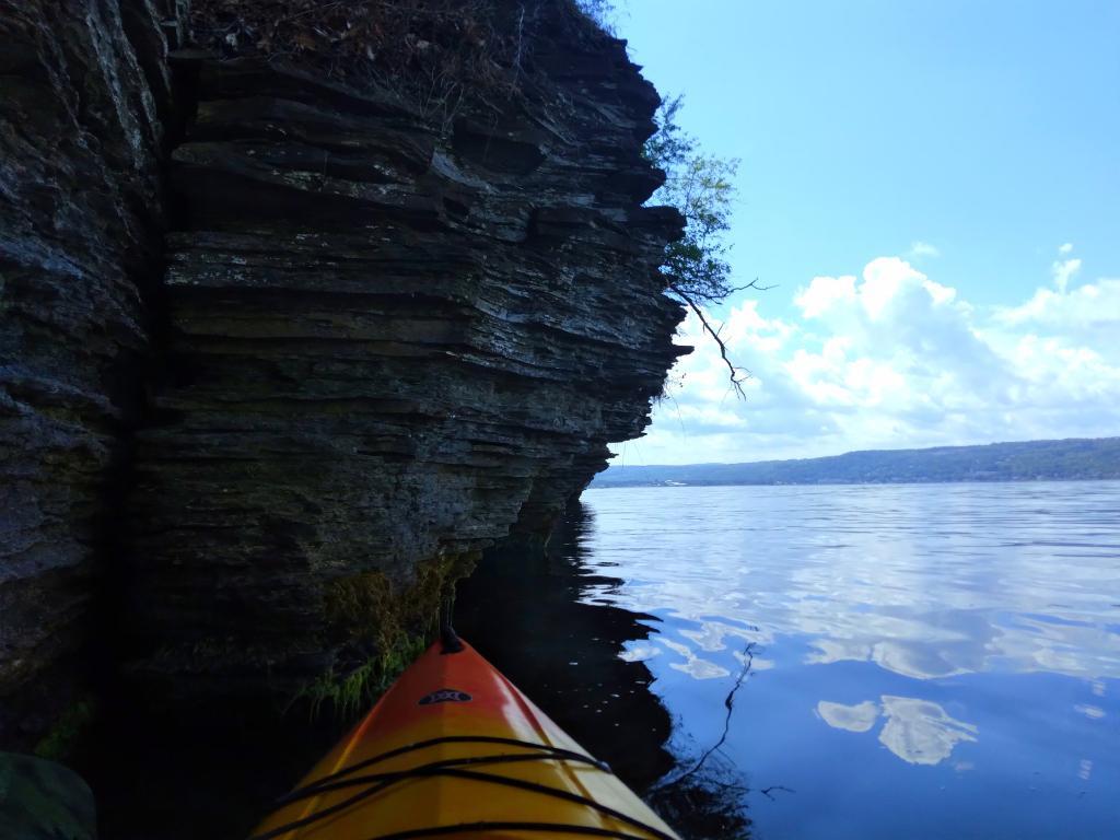 Photo: Cool under the Hector Cliffs