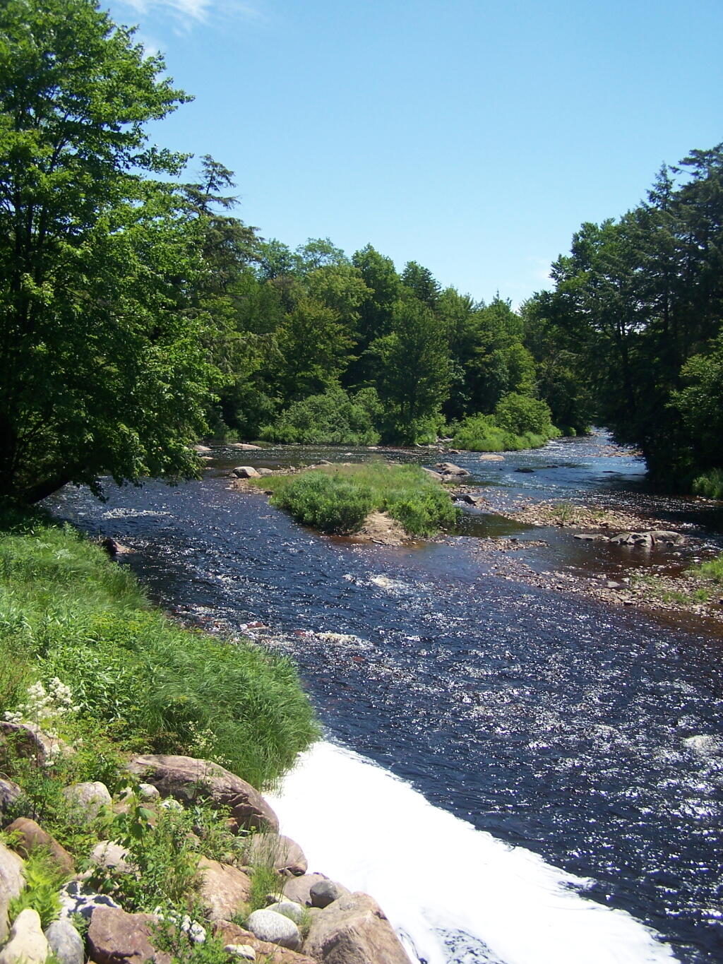 Photo: Oswegatchie River Heading West