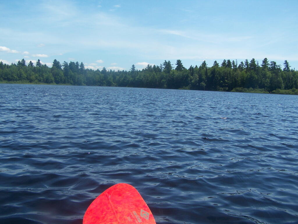 Photo: Paddling Across Whey Pond