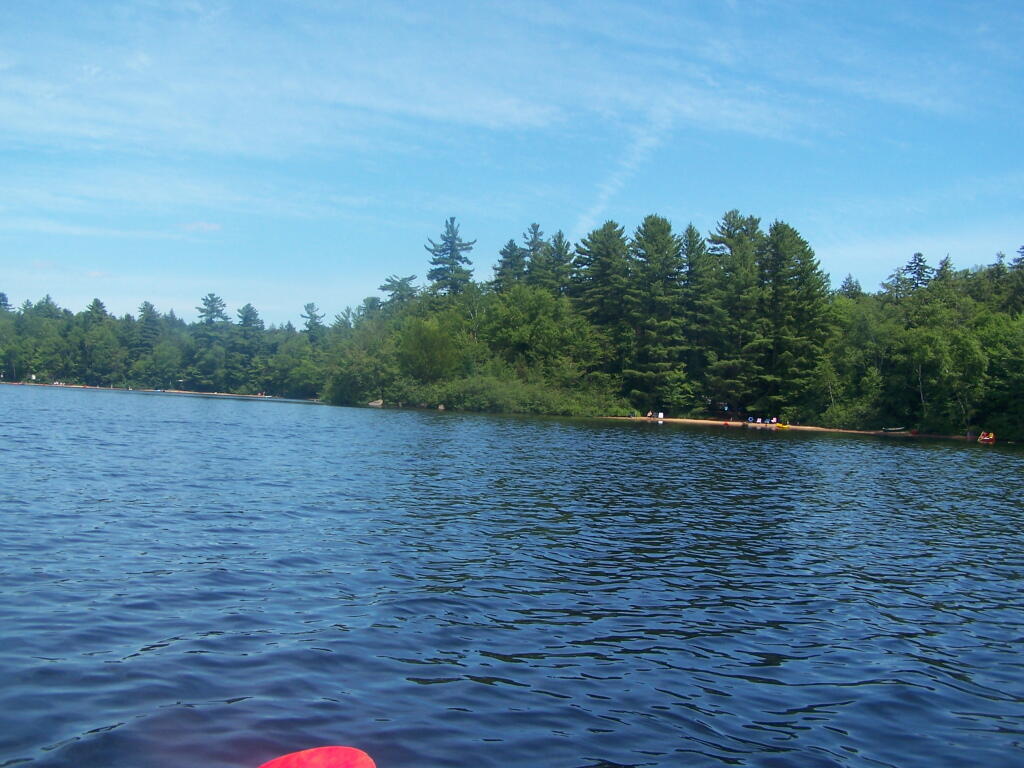 Photo: Past Swimming Beach at Rollins Pond