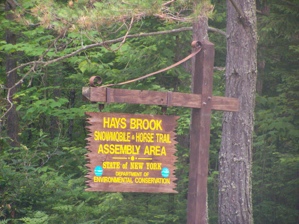 Photo: Hays Brook Horse Trails Sign Photo: Hays Brook Horse Trails Sign