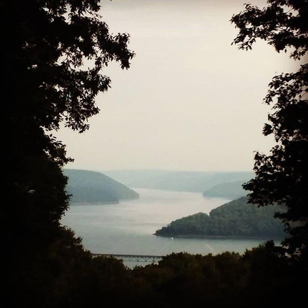 Photo: Love this view of Cornplanter Bridge Photo: Love this view of Cornplanter Bridge