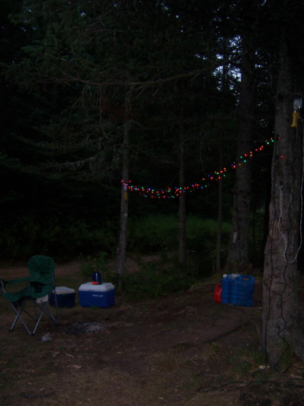 Photo: X-mas Lights at the Campsite Photo: X-mas Lights at the Campsite